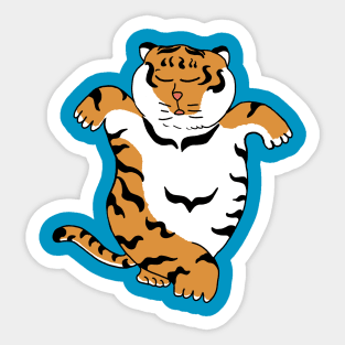 Bengal Tiger SleepWalking Sticker